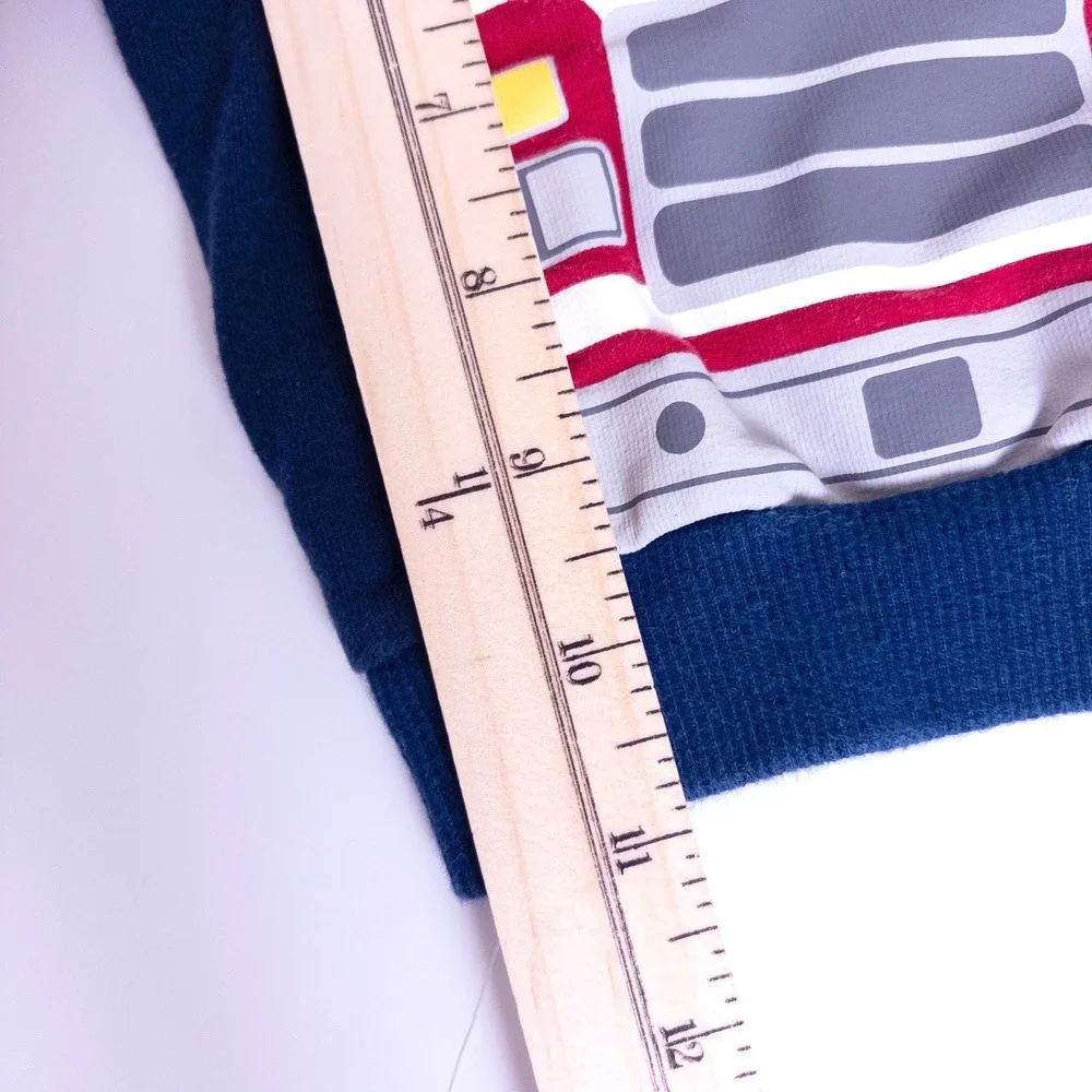 Carter's Fire Truck Sweatshirt Jogger Set Navy Red Baby Boy 3 Months